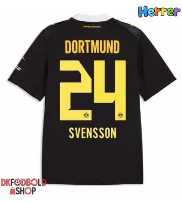 Borussia Dortmund Daniel Svensson #24 Udebanetrøje 2026-27 Kort ærmer Borussia Dortmund Daniel Svensson #24 Udebanetrøje 2026-27 Kort ærmer